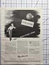 Fred Harvey Restaurants Hotels Bellhop Shhh Do Not Disturb Soldier Print Ad 1943 - Additional view 1