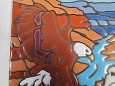 Vtg Earthtones Grand Canyon Ceramic Tile 6x6