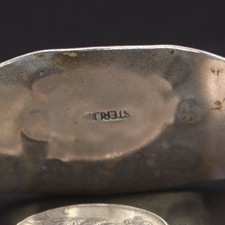 VTG Sterling Silver - NAVAJO Fred Harvey Era Turquoise 6.5