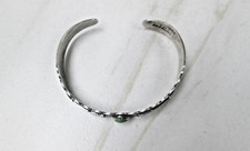 FRED HARVEY ERA IH COIN SILVER & TURQUOISE CUFF BRACELET - APPLIED ARROWS - Additional view 5