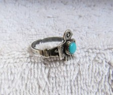 Bell Trading Post Fred Harvey Era Navajo Indian Sterling Silver Thunderbird Ring - Additional view 1