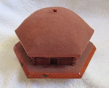 Old Route 66 Navajo Southwest Indian Wood Hogan Fred Harvey Style Jewelry Box - Additional view 2