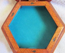 Old Route 66 Navajo Southwest Indian Wood Hogan Fred Harvey Style Jewelry Box - Additional view 13