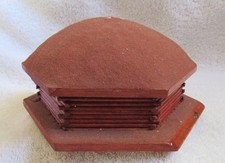 Old Route 66 Navajo Southwest Indian Wood Hogan Fred Harvey Style Jewelry Box - Additional view 6