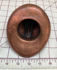 Fred Harvey Tom Mix Era Vintage Hammered Copper Cowboy Hat Ashtray Dresser Tray - Additional view 16