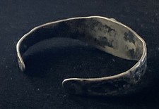 VTG OLD FRED HARVEY ERA Navajo THUNDERBIRD Turquoise Sterling silver Bracelet - Additional view 5