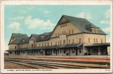 c1910s LA JUNTA, Colorado / FRED HARVEY Postcard "SANTA FE HOTEL" #H-2857 Unused