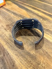 FRED HARVEY VINTAGE NATIVE AMERICAN NAVAJO CERRILLOS TURQUOISE STERLING SILVER - Additional view 2