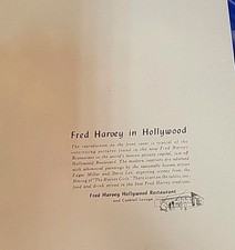 G 1949 Fred Harvey Union Station Kansas City MO Menu Mint Condition - Additional view 2