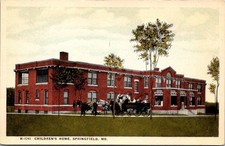 Vintage Postcard Fred Harvey Children's Home Springfield Missouri F6