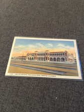 Postcard California Barstow Fred Harvey Hotel Casa Del Desierto Linen B718