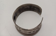 Vintage FRED HARVEY ERA Navajo WHIRLING LOG ARROW THUNDERBIRD Silver Cuf Bacelet - Additional view 8