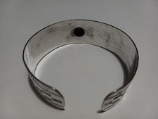 Vintage FRED HARVEY ERA Navajo WHIRLING LOG ARROW THUNDERBIRD Silver Cuf Bacelet - Additional view 6