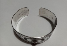 Vintage FRED HARVEY ERA Navajo WHIRLING LOG ARROW THUNDERBIRD Silver Cuf Bacelet - Additional view 7