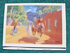 Santa Fe Railroad Dining Car Fred Harvey Service Railway Menu New Mexico Train - Additional view 1