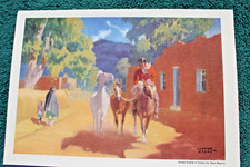 Santa Fe Railroad Dining Car Fred Harvey Service Railway Menu New Mexico Train - Additional view 4