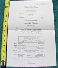Santa Fe Railroad Dining Car Fred Harvey Service Railway Menu New Mexico Train - Additional view 5