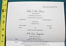 Santa Fe Railroad Dining Car Fred Harvey Service Railway Menu New Mexico Train - Additional view 6