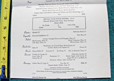 Santa Fe Railroad Dining Car Fred Harvey Service Railway Menu New Mexico Train - Additional view 7