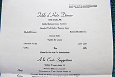 Santa Fe Railroad Dining Car Fred Harvey Service Railway Menu New Mexico Train - Additional view 8