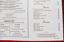 1971 Santa Fe Railroad Menu Super Chief Train Dinner Fred Harvey Railway Dining - Additional view 11
