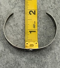 OLD FRED HARVEY ERA Navajo THUNDERBIRD Sterling silver Bracelet 6.9 in - Additional view 11