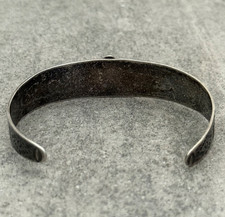 OLD FRED HARVEY ERA Navajo THUNDERBIRD Sterling silver Bracelet 6.9 in - Additional view 8