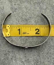 OLD FRED HARVEY ERA Navajo THUNDERBIRD Sterling silver Bracelet 6.9 in - Additional view 10