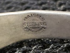 FRED HARVEY ERA MAISELS Navajo THUNDERBIRD Scalloped Sterling Tooled Bracelet - Additional view 2