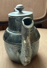 Antique Fred Harvey Silver-Plated Teapot | Ornate | Railroad / Hotel Silver - Additional view 3