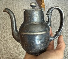 Antique Fred Harvey Silver-Plated Teapot | Ornate | Railroad / Hotel Silver - Additional view 7