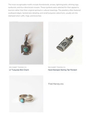 🔥Native American 1950’s Fred Harvey 925 Silver Turquoise Malachite Bracelet - Additional view 3