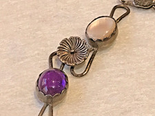 🔥Native American 1950’s Fred Harvey 925 Silver Turquoise Malachite Bracelet - Additional view 5