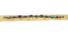 🔥Native American 1950’s Fred Harvey 925 Silver Turquoise Malachite Bracelet - Additional view 7