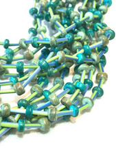 š„Vintage Fred Harvey Early 1930 Native America 925 Silver Turquoise Necklace 20 - Additional view 3