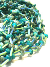 š„Vintage Fred Harvey Early 1930 Native America 925 Silver Turquoise Necklace 20 - Additional view 5