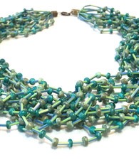 š„Vintage Fred Harvey Early 1930 Native America 925 Silver Turquoise Necklace 20 - Additional view 9