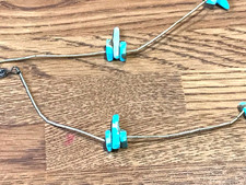 🔥VTG Fred Harvey Native American FERTILITY TURQUOISE PHALLUS Silver Necklace - Additional view 5