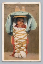 Fred Harvey Navaho Baby Arizona Vintage Postcard