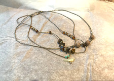 🔥Southwest 1930s Fred Harvey Heishi Fetish 925 Silver Turquoise Necklaces - Additional view 9