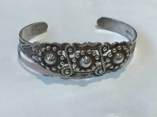 🔥Native American 1900’s Fred Harvey Sterling Silver Thunderbird Bracelet Arrow - Additional view 1