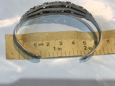 🔥Native American 1900’s Fred Harvey Sterling Silver Thunderbird Bracelet Arrow - Additional view 21