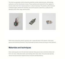 🔥Native American 1900’s Fred Harvey Sterling Silver Thunderbird Bracelet Arrow - Additional view 6