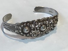 🔥Native American 1900’s Fred Harvey Sterling Silver Thunderbird Bracelet Arrow