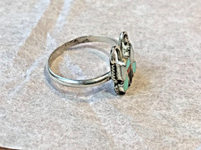 🔥lot Native American 1930s Fred Harvey Zuni 925 Silver Turquoise Necklaces Ring - Additional view 13