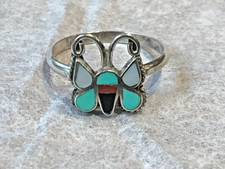 🔥lot Native American 1930s Fred Harvey Zuni 925 Silver Turquoise Necklaces Ring - Additional view 17
