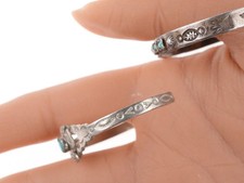 4 Vintage Childs Navajo/Fred Harvey Era cuff bracelets - Additional view 2