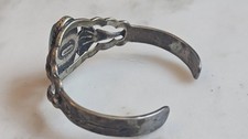 50’s Fred Harvey Era Navajo Turquoise Sterling Art & Design Cuff Bracelet Sz 6½” - Additional view 2