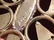 🔥HUGE Antique Fred Harvey-era Native American Cabochon Turquoise 925 Silver Lot - Additional view 8