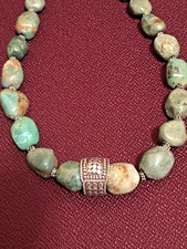 🔥HEAVY 1950s Fred Harvey Native Southwestern Turquoise Necklace 925 Silver 117g - Additional view 11